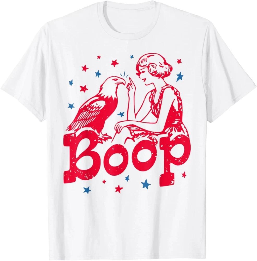 Boop Eagle Funny Patriotic 4th Of July Independence Day TShirt S