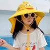 1-10 STuks Zomer Kinderen UV Bescherming Zon Hoed Baby Peuter Bucket Hoed Brede Rand Ademend Buiten Pet voor Jongens Meisjes