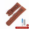 Rindslederarmband 28mm für SevenFriday Q1 Q2 Q02 Q03 Flaches Interface Nietenverziert Handgenäht Luxus-Uhrenzubehör