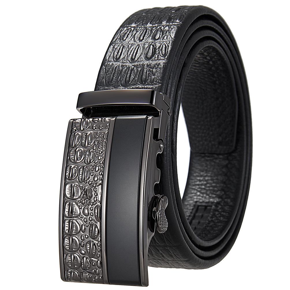 

5 шт. Мужской ремень с автоматической пряжкой, деловой ремень для отдыха, корейская версия модного ремня Ly25-0654-5 110cm-130cm