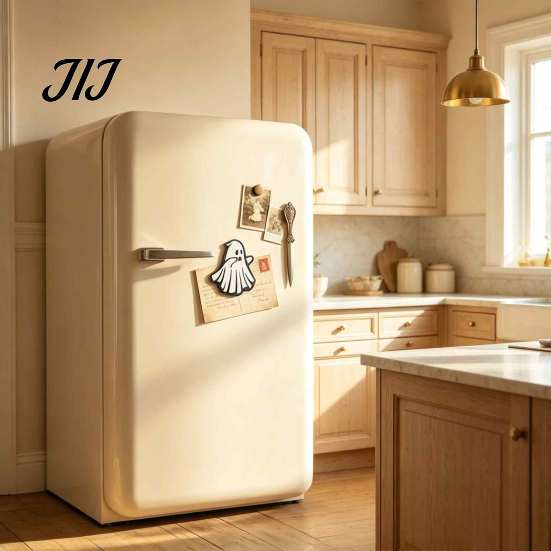 Halloween Party Favors 1/2/3Pcs Ghost Refrigerator Magnet, 3D Printed Fridge Decorative Magnet Magnetic Decoration for Holiday Kitchen Lightweight