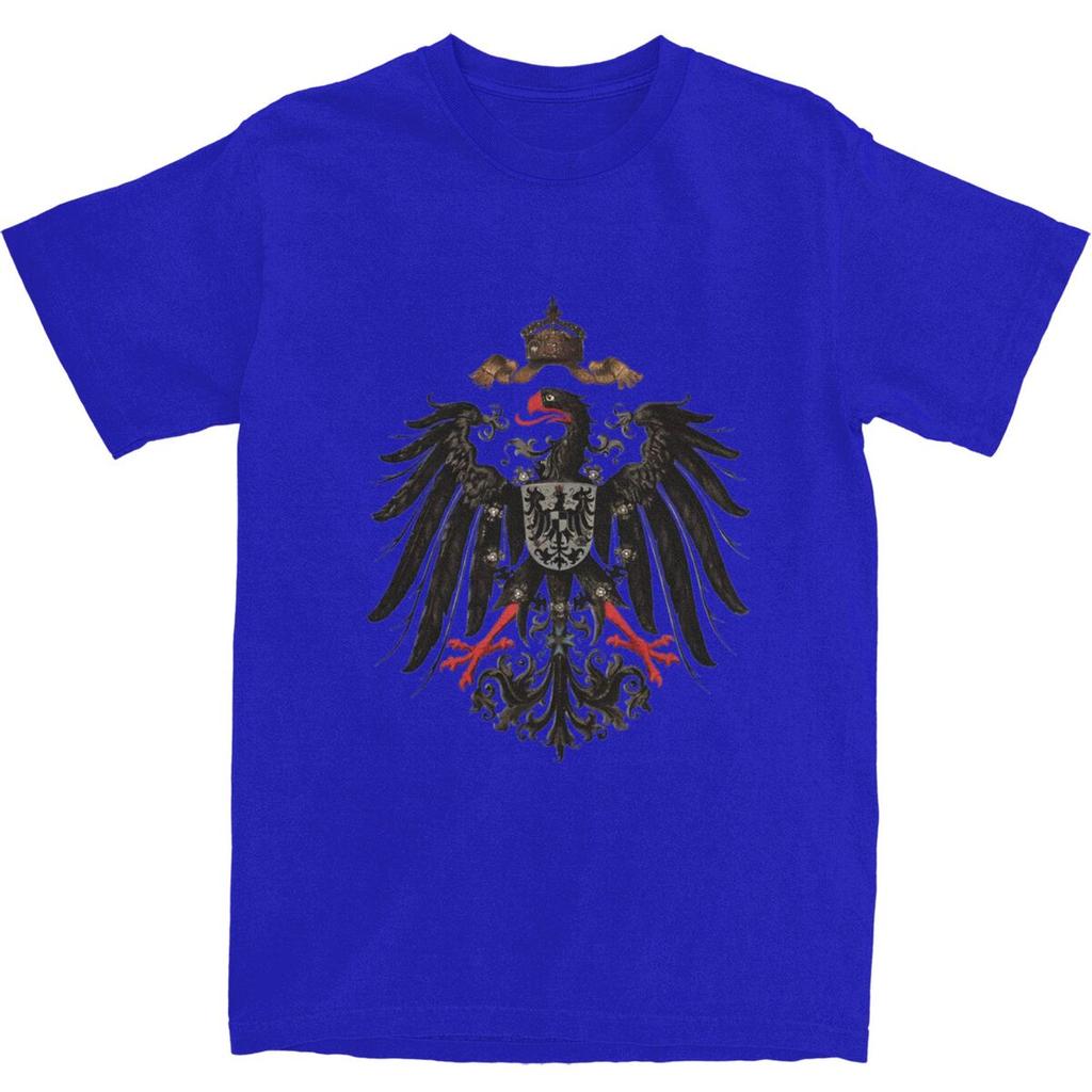 Deutsches Kaiserreich Reichsadler T-Shirt Herren Streetwear Baumwoll-T-Shirts Sommer O-Ausschnitt Hip-Hop Tees Günstige Übergrößen Tops