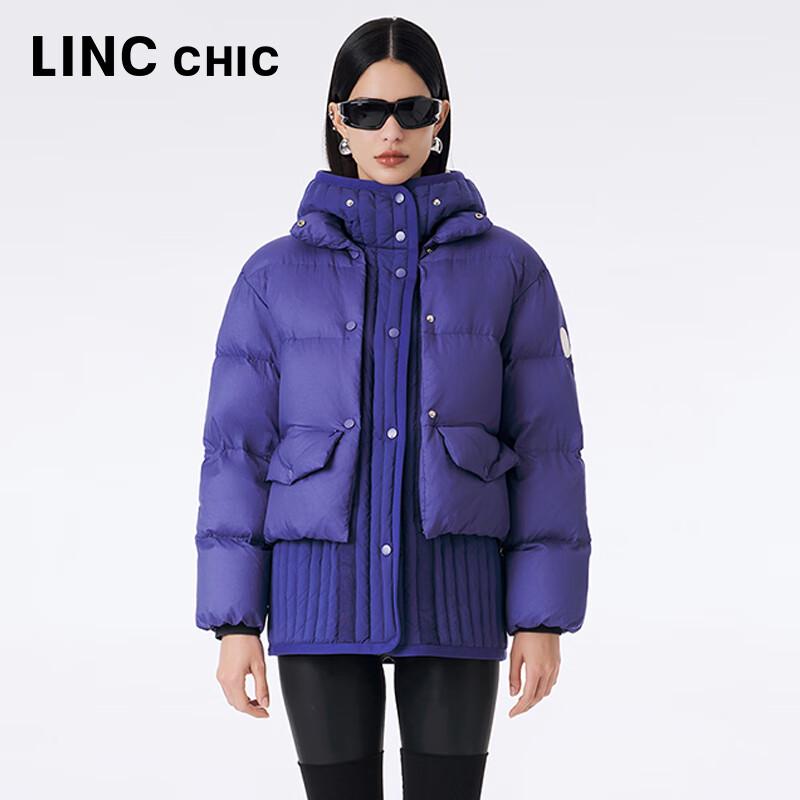 

Jin Yujie Women s Loose Fit 90% Goose Down Short Puffer Jacket S