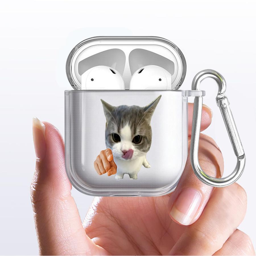Case For Airpods Pro2 1 4 2 Pro 3 Pro3 Clear Earphone Cases Cover Cat Cartoon Interesting
