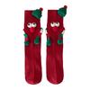 Hand Holding Socks Magnet Socks Elastic Cartoon Hand Socks Holiday Gift Comfortable Funny Christmas Supplies Gift For Winter