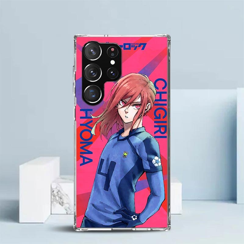 Hot Anime Blue Lock Soft Cover for Samsung Galaxy S25 Edge S26 S24 S23 Ultra Phone Case S22 S21 Plus S20 FE Print Pattern Shell