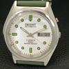 VINTAGE ORIENT AUTOMATIC 46941 JAPAN MENS WHITE COLOR DIAL WATCH a700633-5 R204-a700633