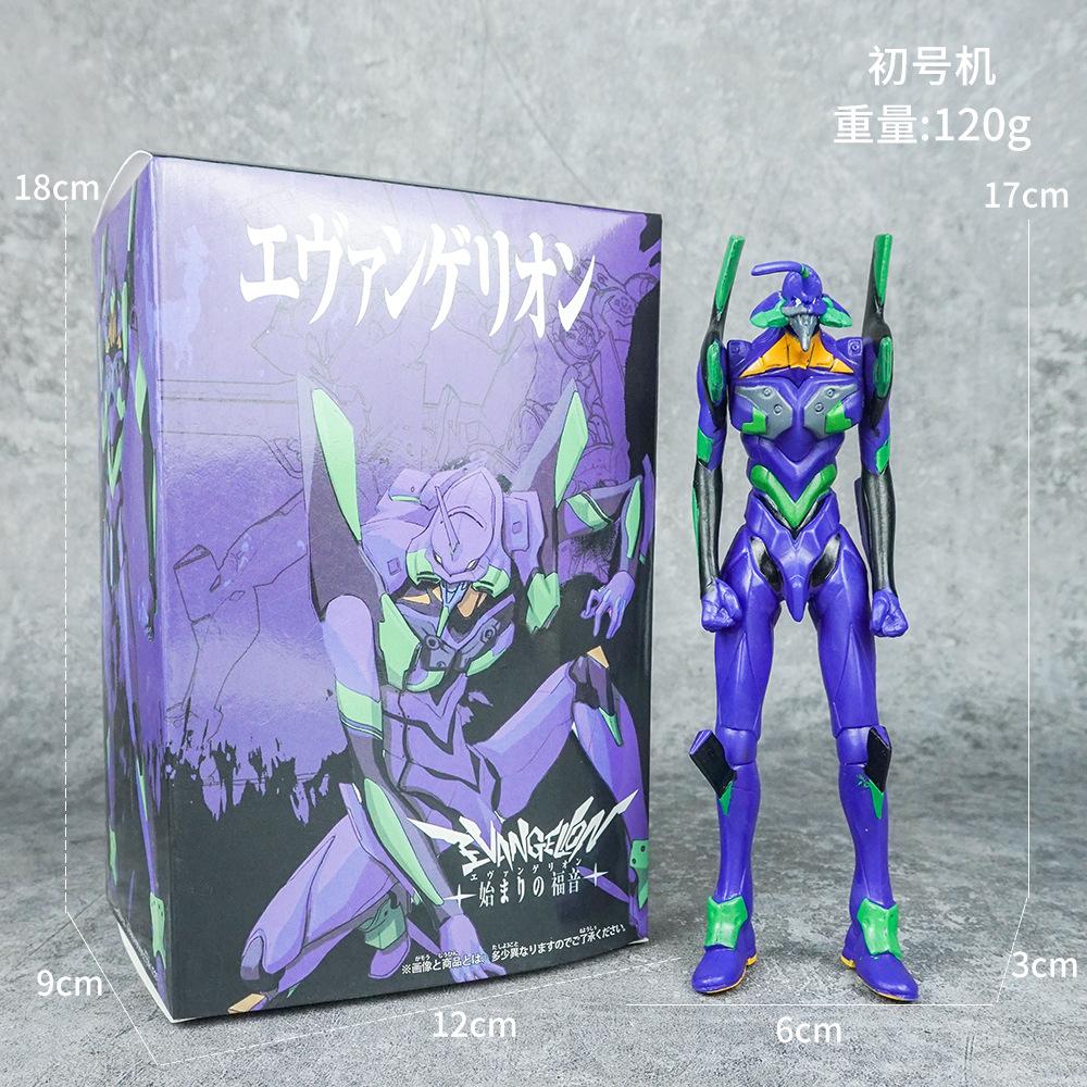 17CM Anime EVA EVANGELION-01 Figure 02 Production Model Standing Model Ayanami ReiToy Gift Collection Action Figure Boxed PVC