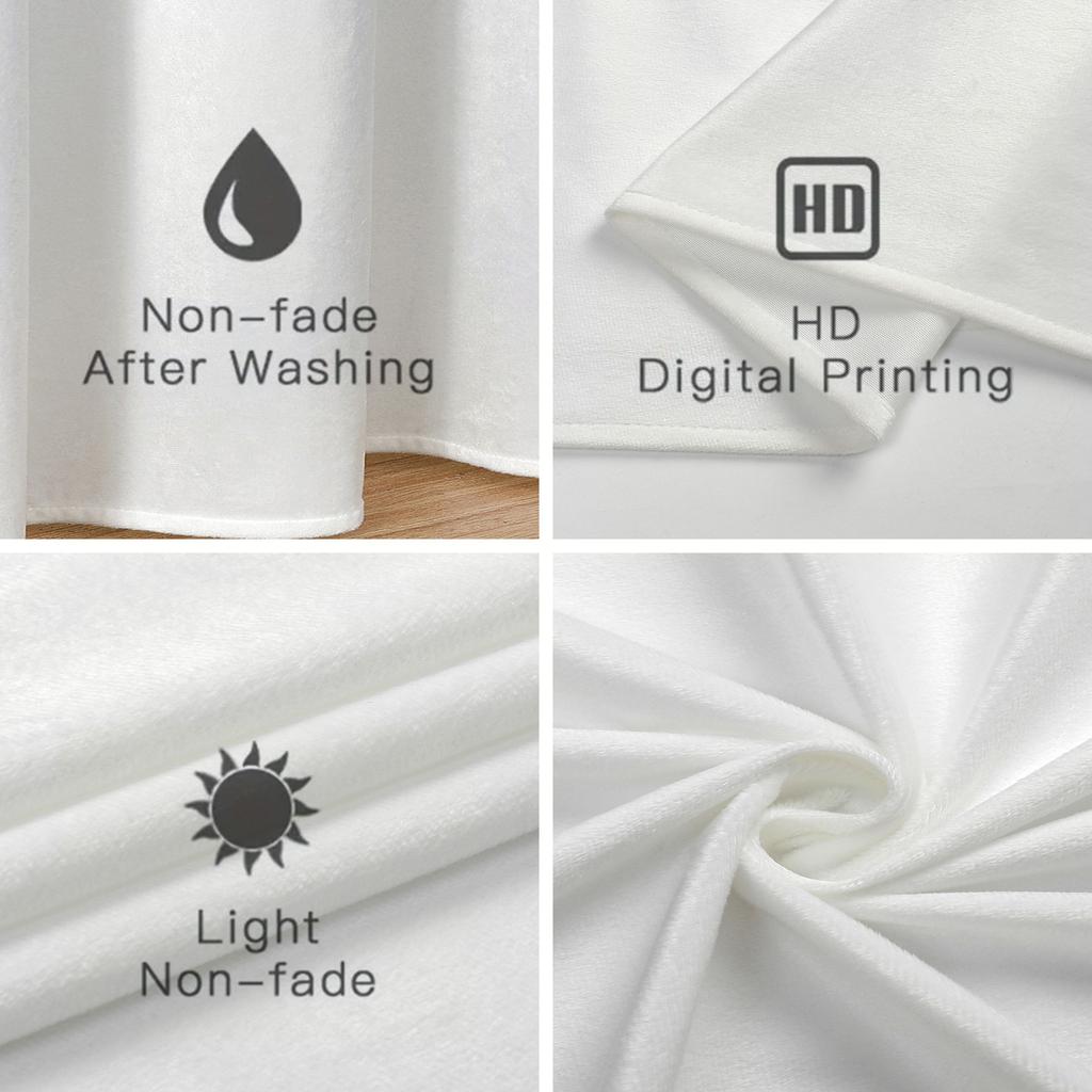 2 Pcs Christmas Snowman & Red Bird Curtains – Polyester Rod Pocket Design for Living Room Bedroom Kitchen Study Decor