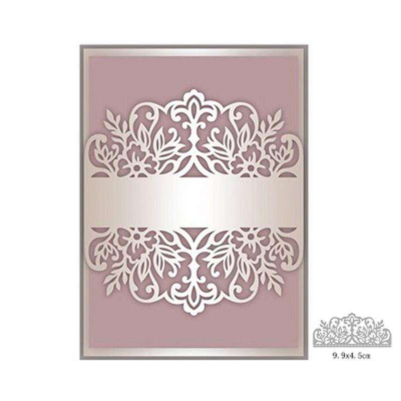 Lace Flowers Metal Cutting Dies Stencil DIY Scrapbooking Album Stamp Paper Card Top Sale