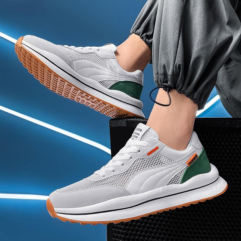 

New summer men s shoes trend personalized small white board shoes men s sports leisure running dad trendy shoes 39