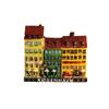 Nordeuropa Dänemark Kopenhagen 3D Stereoskopisch Tourismus Souvenirs Harzmalerei Dekoration Zuhause Kühlschrankmagnete