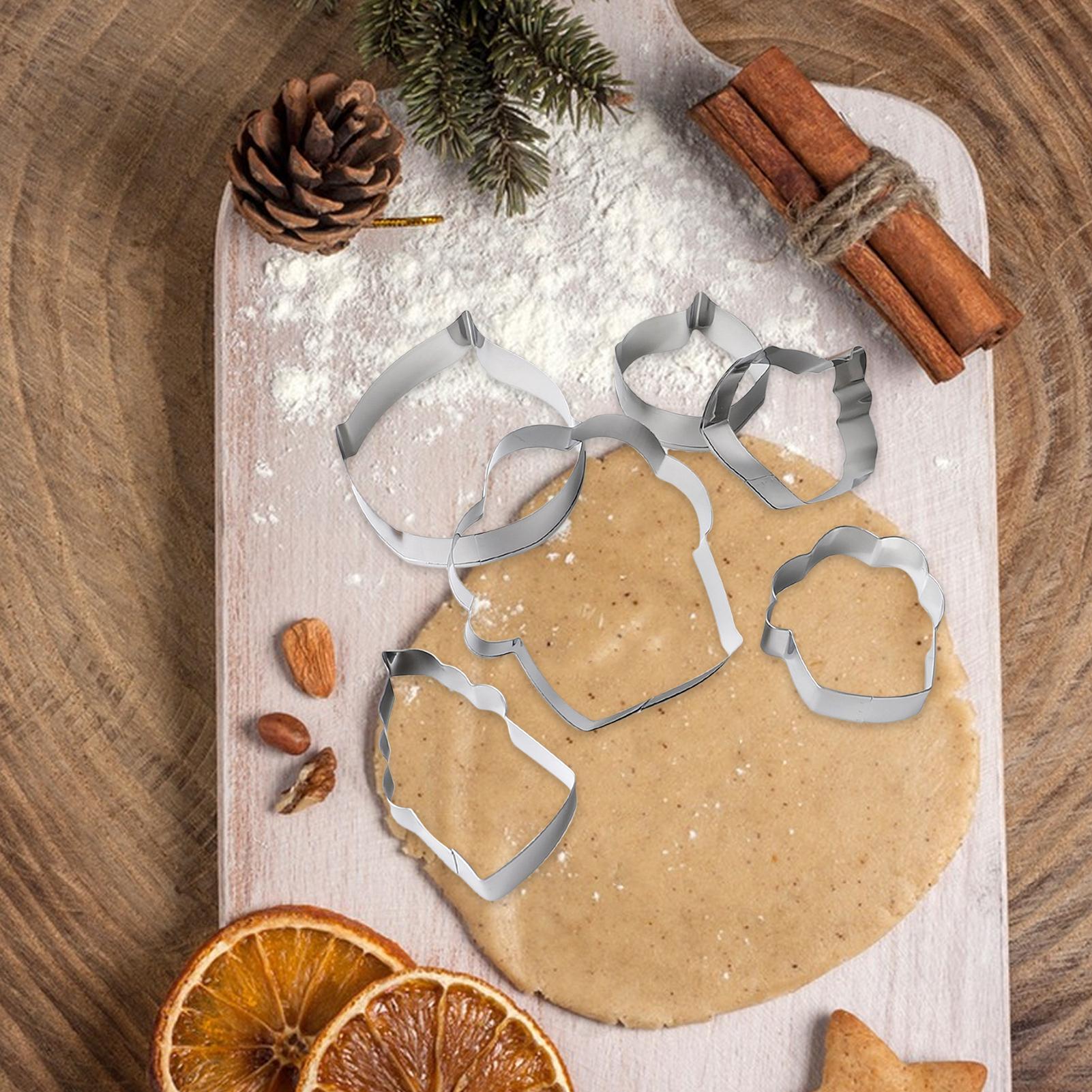 

Cookie Cutter 6 Pieces Stainless Steel Pastry Cutter Professional Kitchen Gadget For Dessert Snack Cookie Holiday Celebration China Mainland