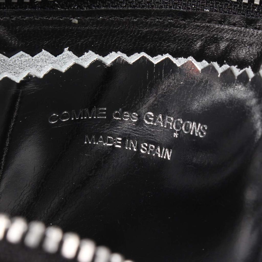 COMME des GARCONS Münzetui mit Reißverschluss MILLOR INSIDE SA3100MI L-förmig Herren Schwarz/Silber [item]