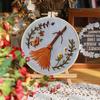 Halloween Embroidery Kit DIY Cross Stitch Kit with Embroidery Hoop Hand Embroidery Starter Handmade Gnome Crafts for Beginners Adults