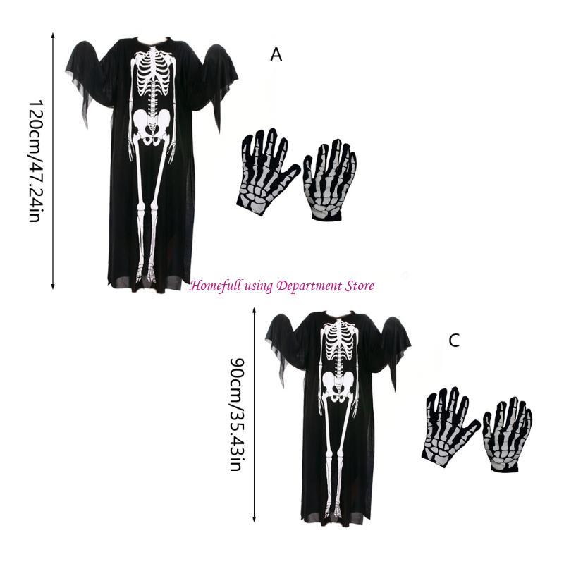 Efficient Skull Decors Thickened Polyester Fabric Eerie Party Creators