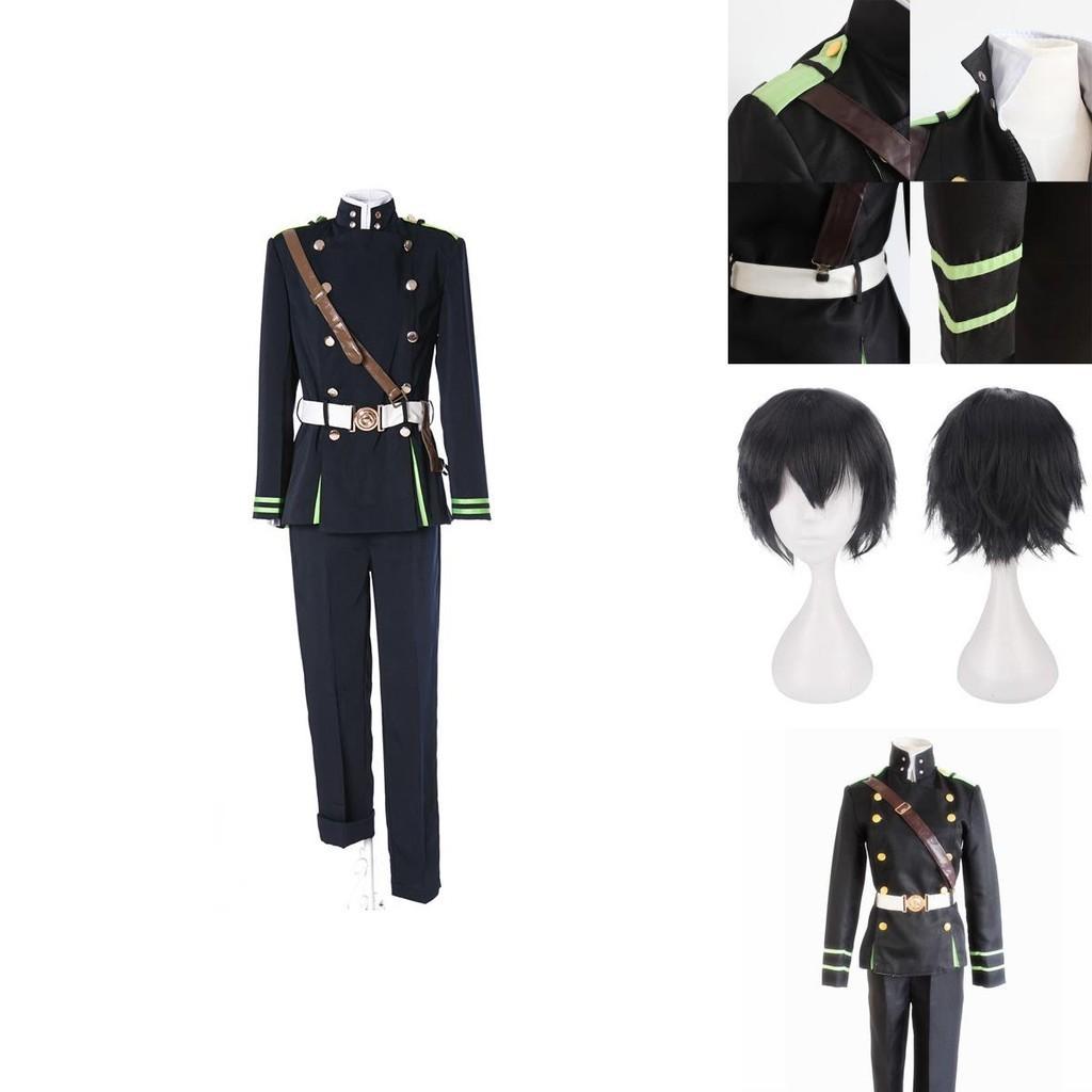 Prémiová sada cosplay kostýmu Seraph Of The End Yichir Yuichiro Hyakuya Army Uniform
