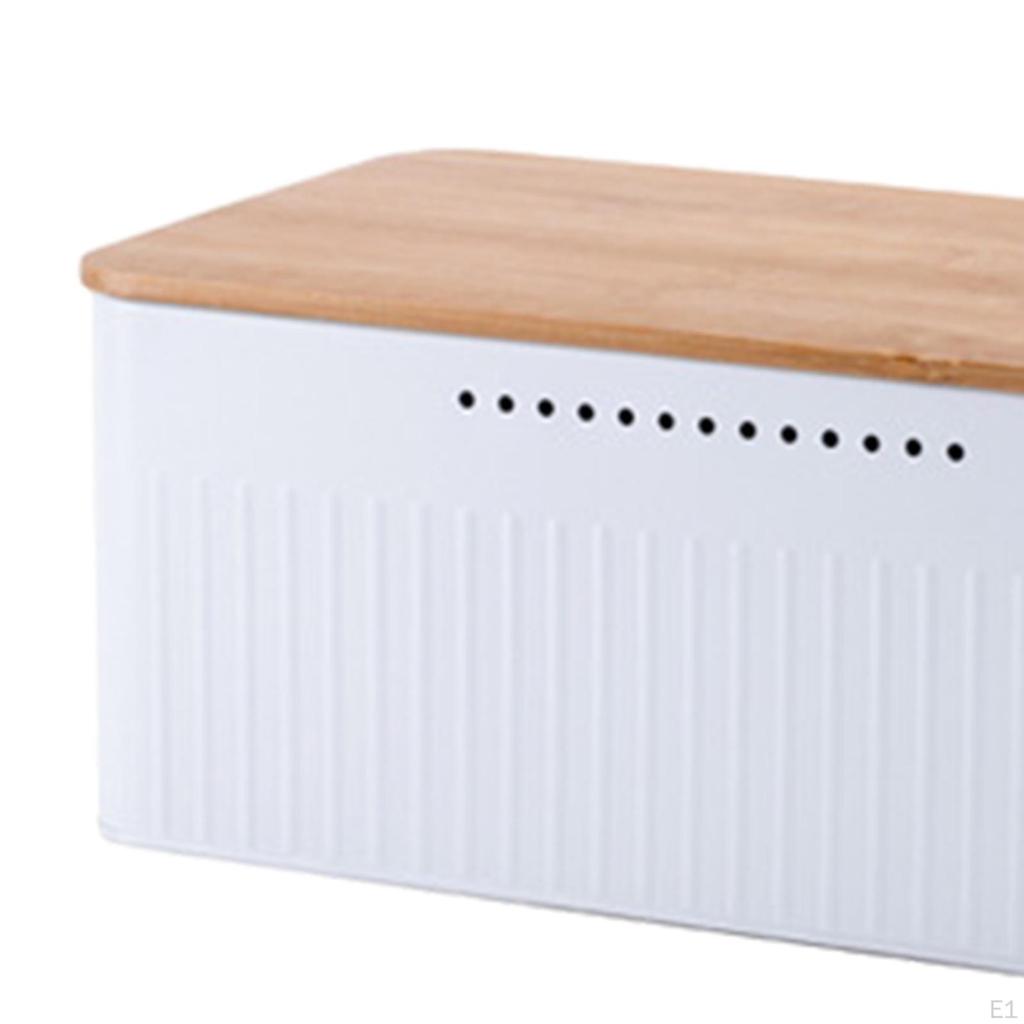 Metal Bread Box Bin Large for Kitchen Countertop