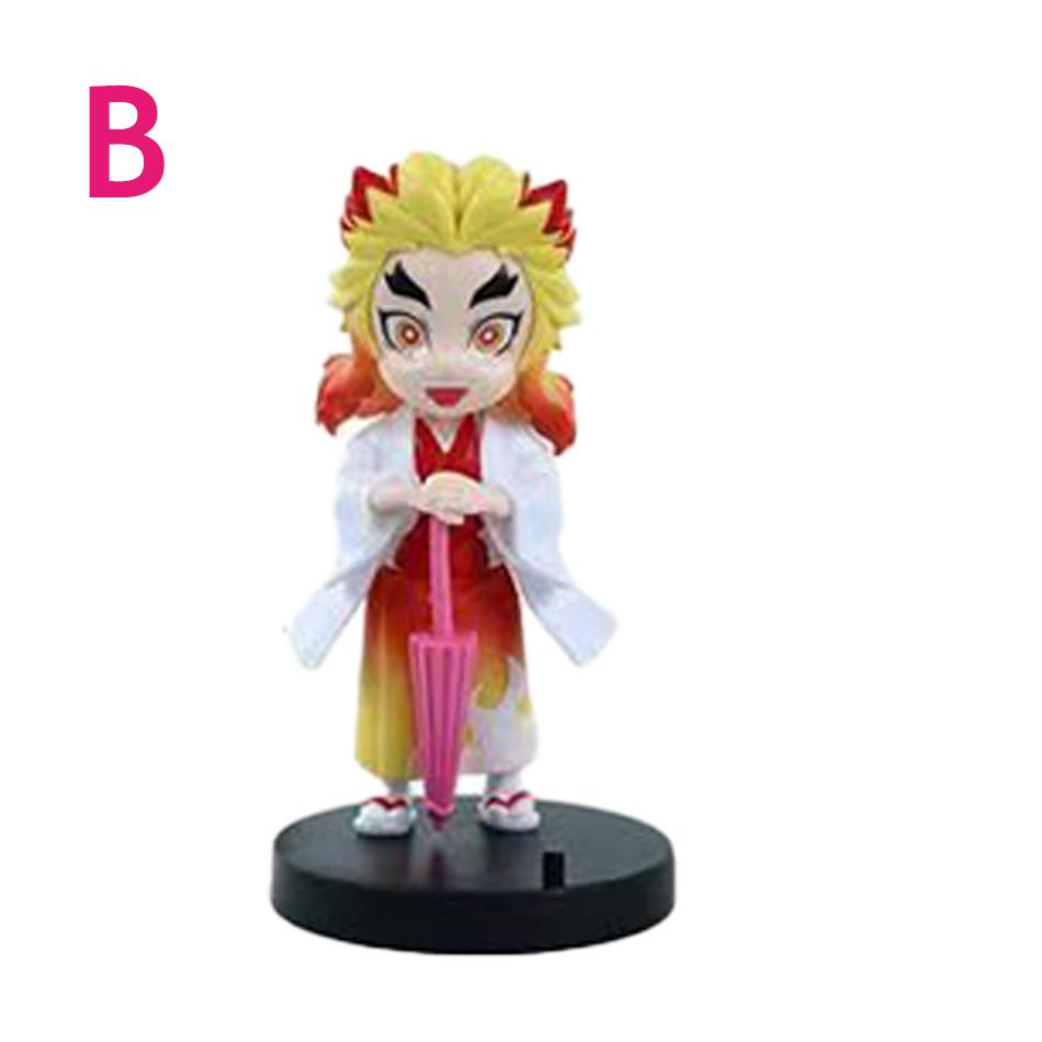 Plum Rain Series  Tanjiro Kamado Nezuko Anime Animation Figurine Creative Statue Model Ornament Surprise Present