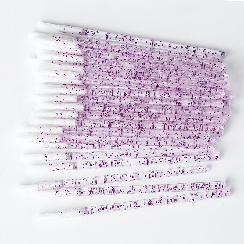 50/100Pcs Nylon Eyelash Brush Disposable Mascara Lip Glossy Wand Microbrush Applicator Lashes Extension Accessories Makeup Tools