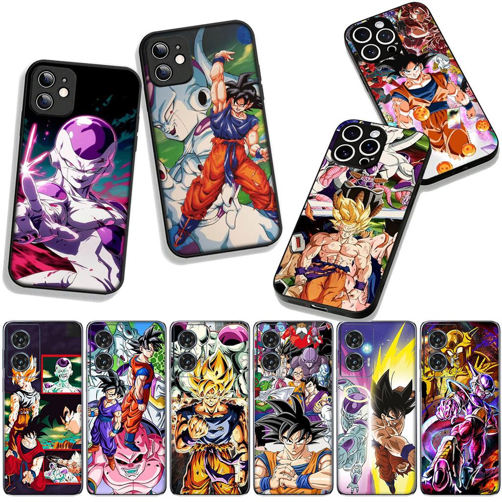 For Motorola Moto G54 G05 G24 G55 G75 G85 G15 G57 G86 Power Edge 50 30 Fusion Neo Pro Case Dragon Gokus Ball DragonBalls Frieza