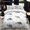 Animal Elephant Cartoon Kids Duvet Cover Queen King Twin Size Bedding Set Wildlife Comforter Cover 2/3pcs Polyester Quilt Cover