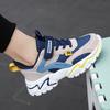 Children's sports shoes New medium and older children's mesh breathable leather waterproof non-slip lightweight boys and girls running shoes