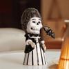 Resin Handicrafts Cartoon Skeleton Character Sculpture Suit Gentleman Bat Halloween Statue Decorative Figurines Home Decoration