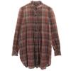 HYSTERIC Check Pattern Long Sleeve Pin Tuck Band Collar Shirt F Tunic Women Used