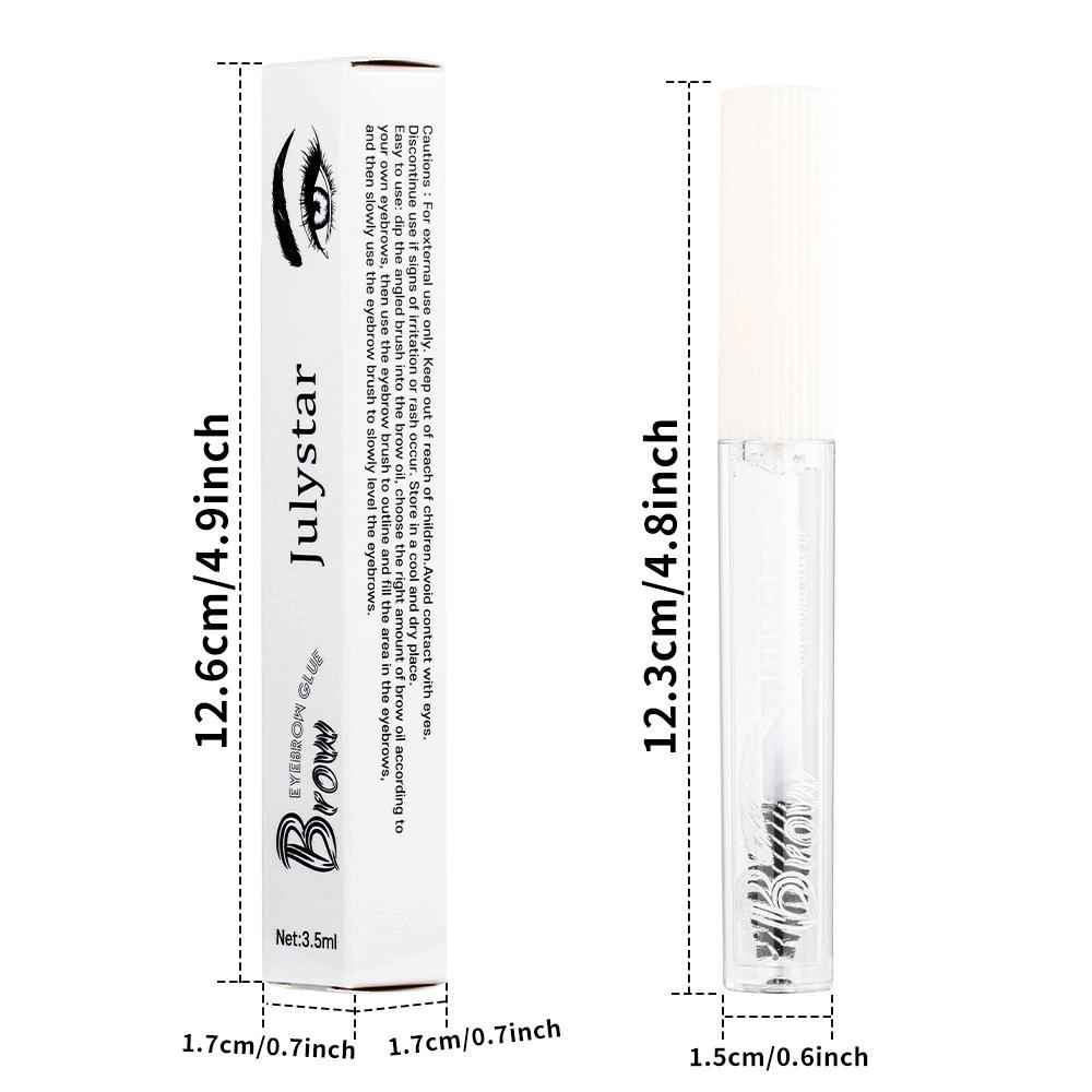 Long-lasting Waterproof Eyebrow Raincoat Styling Eyebrow Glue Non-smudging Natural Three-dimensional Quick-drying Eyebrow Dye Glue