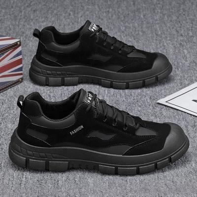 Fashion Men Work&Safty Shoes Casual Sneakers Outdoor No-Slip Comfortable Thick Bottom Training Shoes Men Vulcanized Shoe Zapatos Hombre