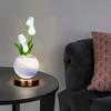Tulip Planet Night Light Dimmable Touch Lamp with Aromatherapy Diffuser USB Rechargeable Artificial Flower