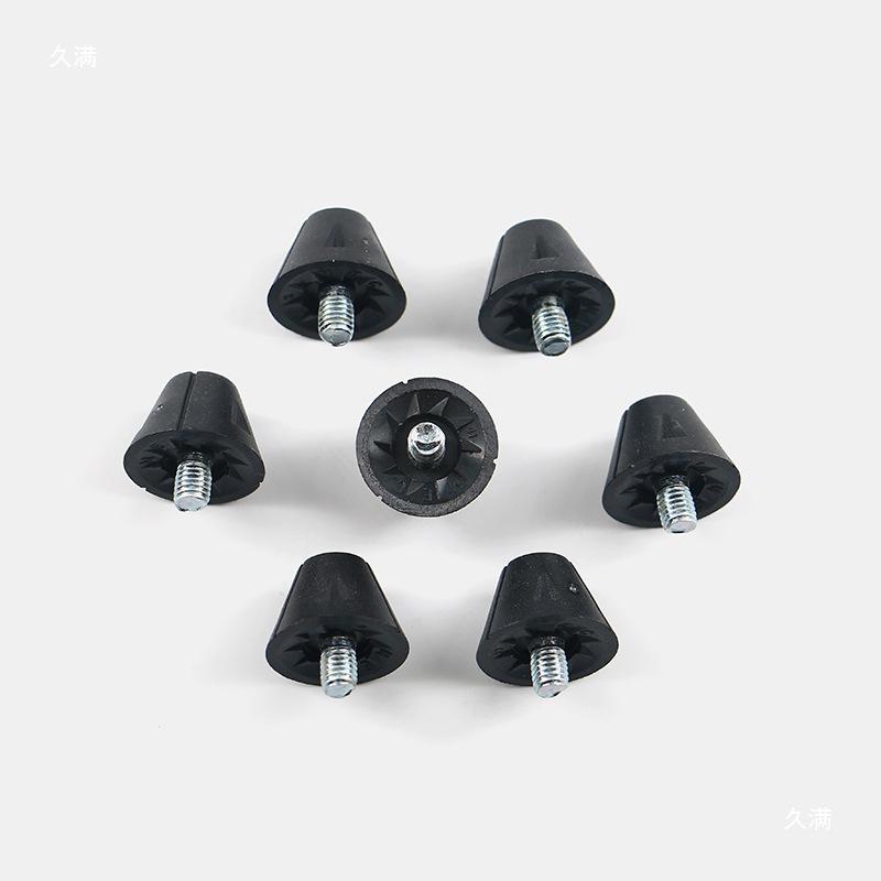 New Universal Transparent Football Cleats with Replaceable Rubber Studs, Available in 13mm and 16mm Lengths