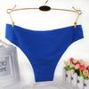 Low-Rise Seamless Ice Silk One-Piece Panties with Pure Cotton Crotch - Women's Triangle Style