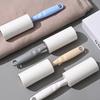 Tearable Roll Paper Sticky Roller Brush Pet Hair Remover Clothes Carpet Cleaning Brush Plush Razor Household Cleaning Tool