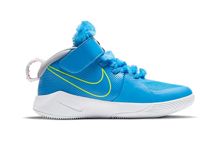 Nike Team Hustle D 9 Lil Hook and loop Slip Resistant Cushioning Abrasion Resistant Breathable Low top CT4063-400