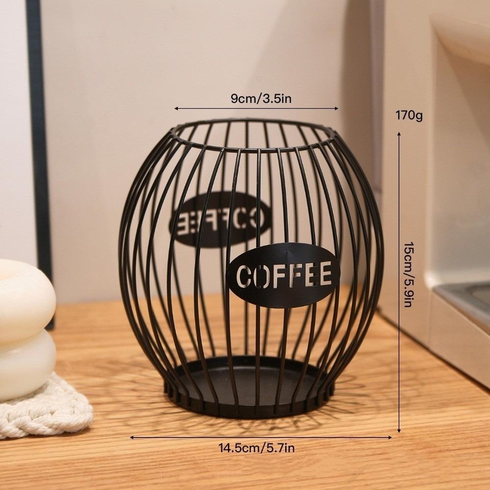 

Большая вместимость Подставка для кофейных капсул Хранение Чашка Держатель для кофейных капсул Украшение дома Контейнер для кофейных сливок Подарки