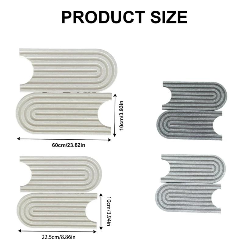 Faucet Mats for Kitchen Sink Diatomite Fast Drying Sink Tray, Super Absorbent, Faucet Splashing Guard for Bathroom Counter