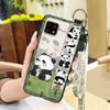 Back Cover Panda Phone Case For Sharp Aquos Sense4 4G/Sense 5G Phone Holder Wrist Strap Durable Cute Fashion Design Ring