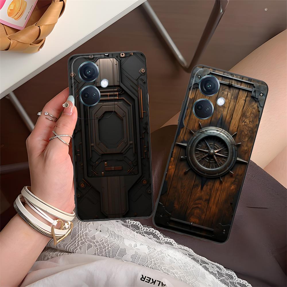 Wood Texture Mobile Cell Phone Case for OPPO Find X9 X8 X7 X6 X5 X3 X2 Plus S Pro Ultra Lite Colorful Printing Cover Luxury