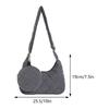 Women Corduroy Handbag with Coin Purse Vintage Shoulder Bag Female Fashion Tote Bag Casual Solid Color Armpit Bag Hobo Bag 2024