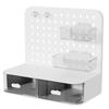 Desktop Acrylic Organizer: Pegboard Drawer Pen Holder and Storage Rack