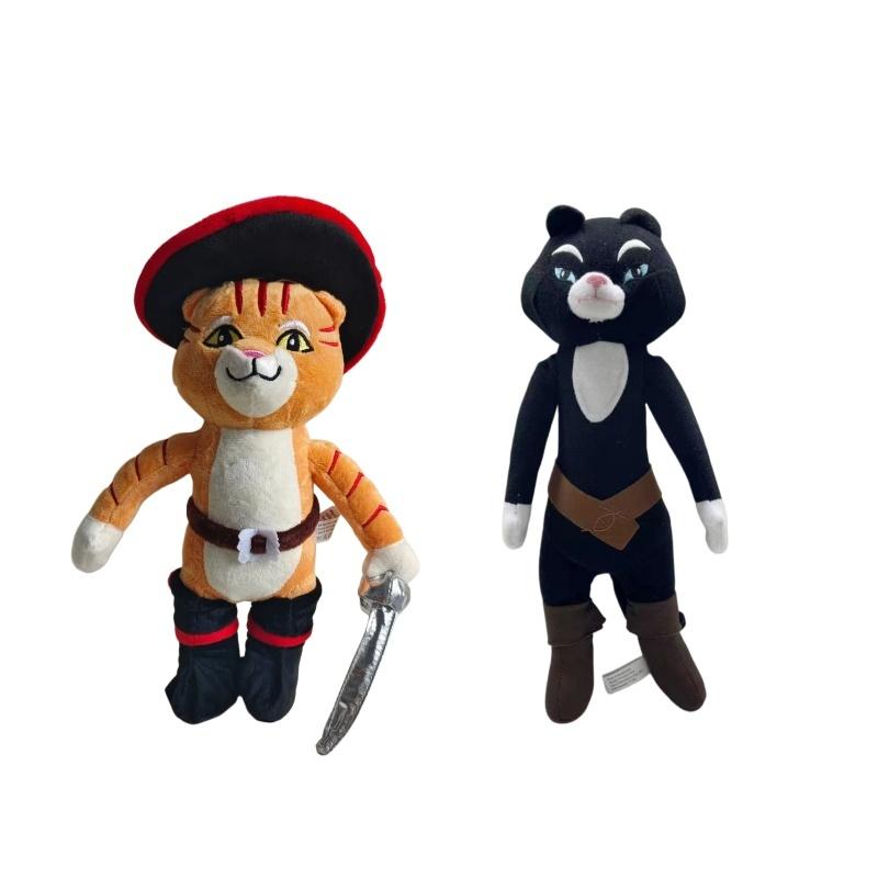 Új Anime Csizmás Kandúr Plüss Kawaii Csivava Perrito Plüss Báb Játék Csizmát Viselő Macska Töltött Kutya Gyerek Születésnapi Ajándékokhoz