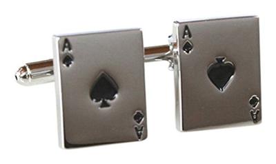 Kamakura Cufflinks Workshop Spade Ace Card Cufflinks Sc028 (Cufflinks)