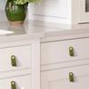 Anti-Collision Leather Pull Handle for Cabinet/Wardrobe/Drawer - Soft, Single Hole, Ideal for Children's Room