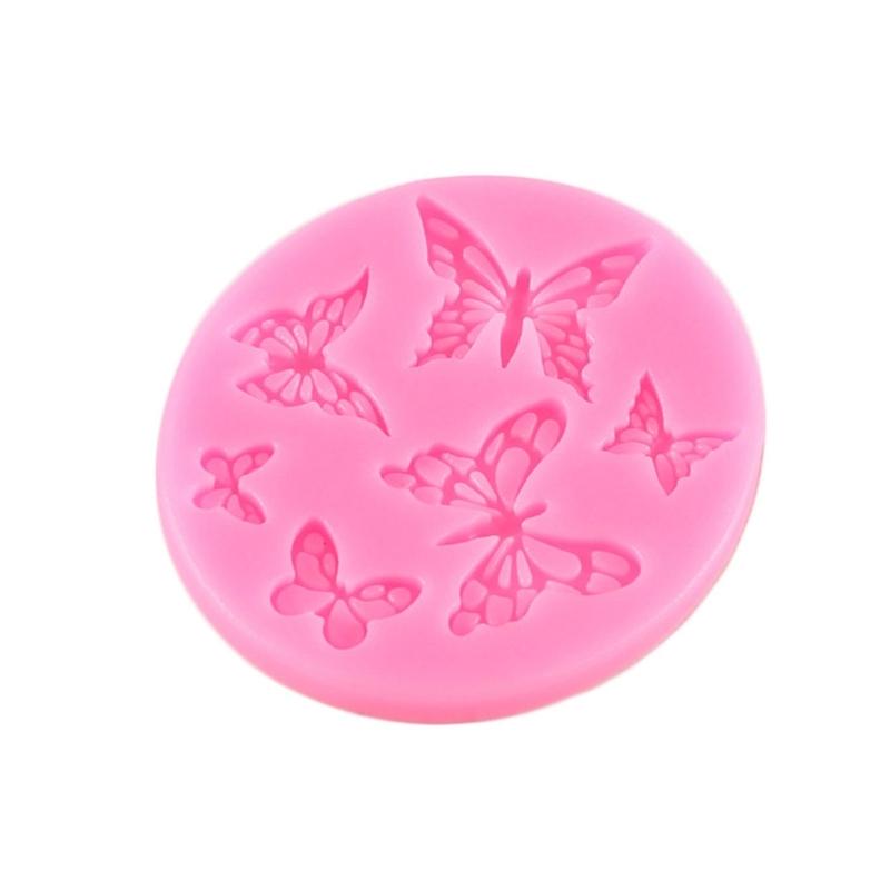 3D Butterflies Shaped Silicone Flexible Food Grade Mould Clay Resin Ceramics Candy Fondant Candy Chocolate Soap Mould