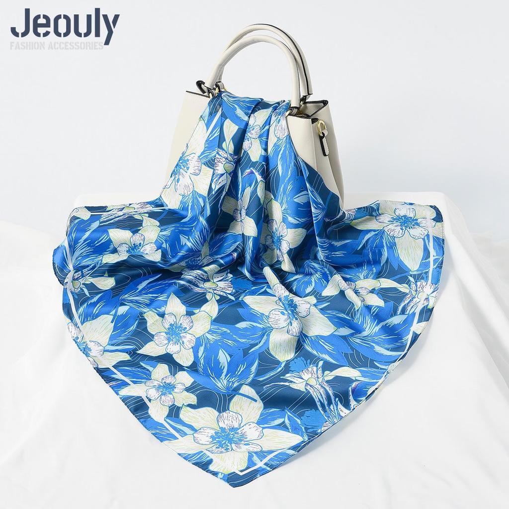 Cross-Border 70cm Silk Cashew Print Scarf - Autumn/Winter Women's Fashion Headscarf