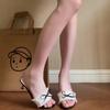 Temperament, Temperament, Small Fragrant Style, Women's Fine Heels, Travel Sandals, High Heels, Summer and Summer