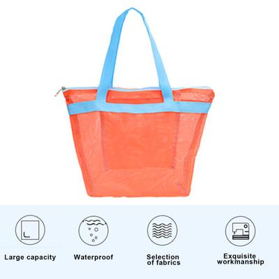 Strandtas Hohlmaschen Drainage Große Kapazität Schnelltrocknend Tragbar Dusch-Caddy für Wohnheim Badezimmer Shampoo Duschgel Baby