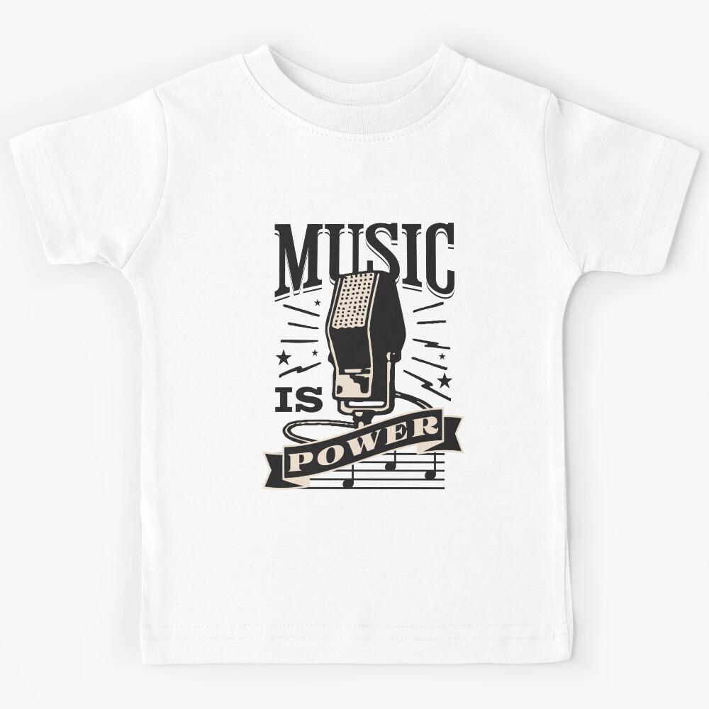 Music Is Power Kids T-Shirt 130